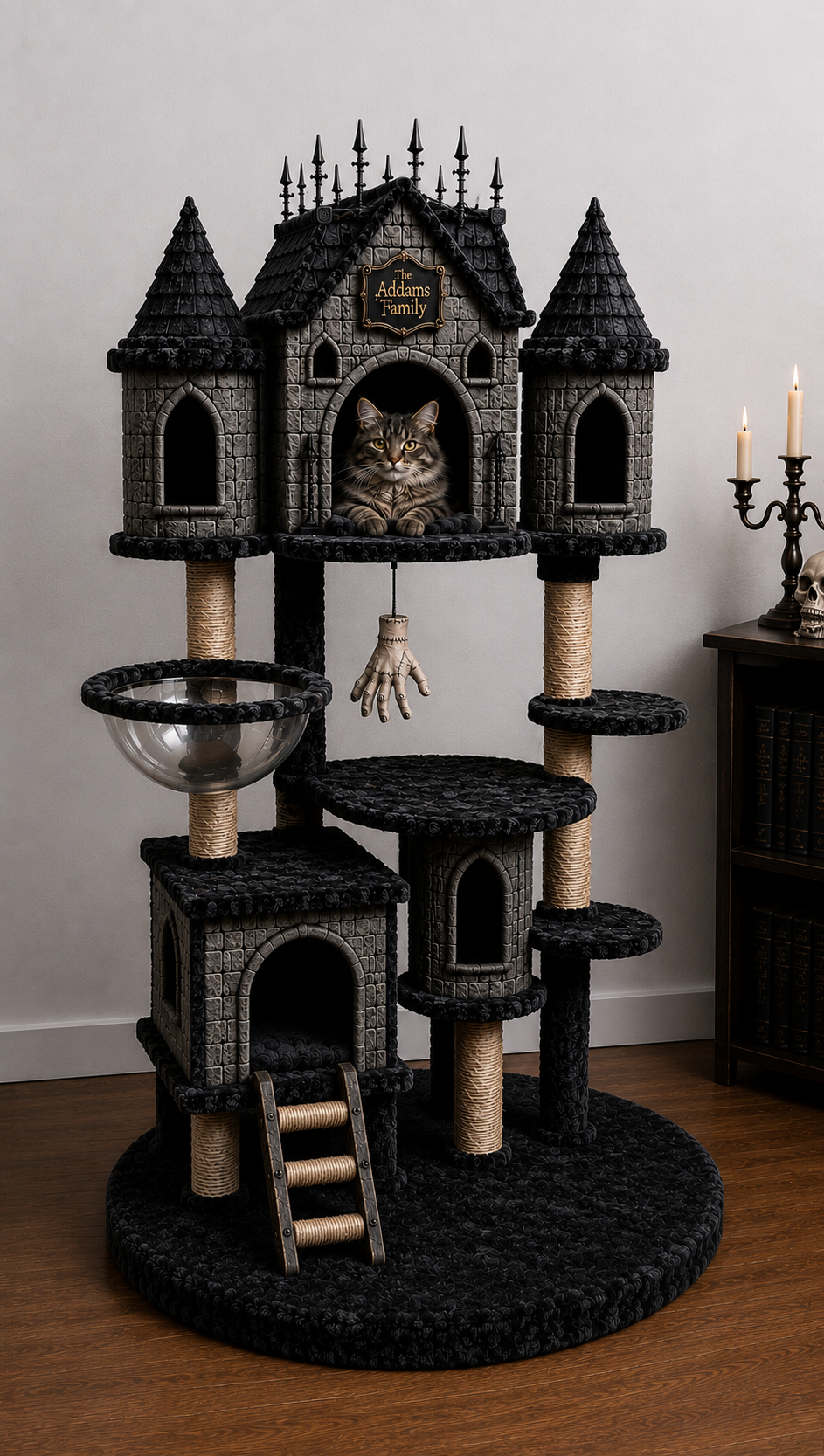 Halloween Cat Towers